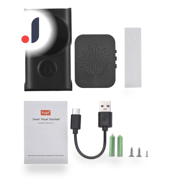 Smart WiFi Doorbell with Camera — Smart Home Security, GoolRC