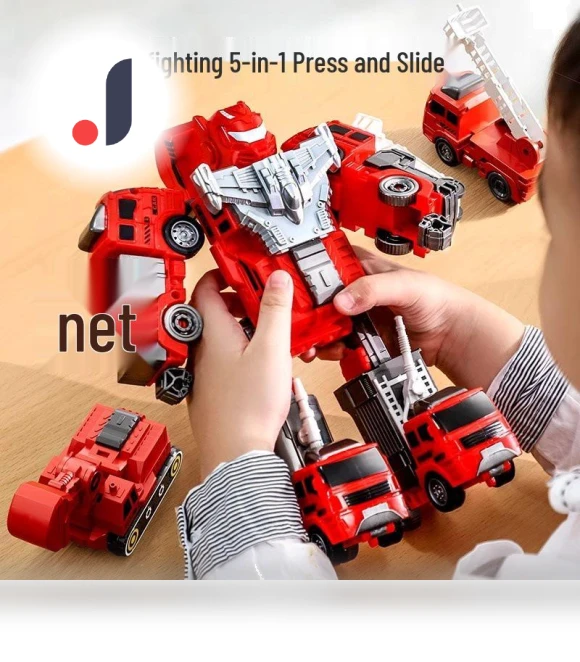 Transformable Engineering Car-Robot Toy — Interactive Figures & Robots, Super Go