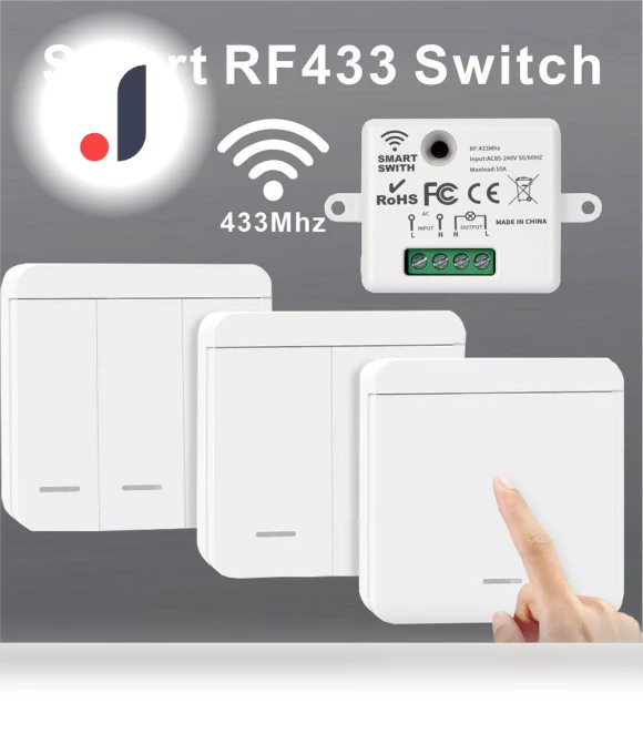 Wireless Remote Control Switch — Dimmer Switches, TrendVibeCN
