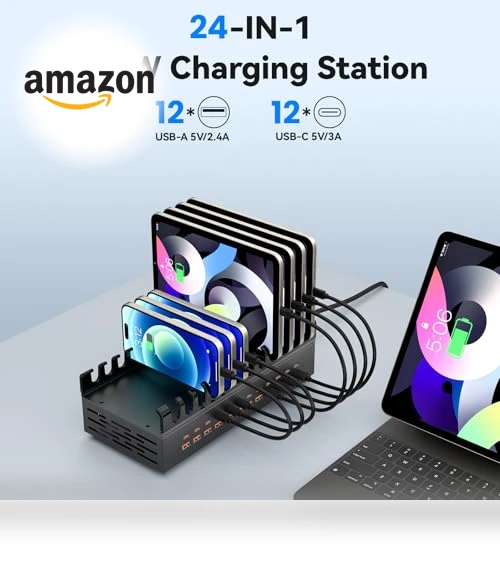 24 Port USB C Fast Charging Station — Chargers, ALI SEA