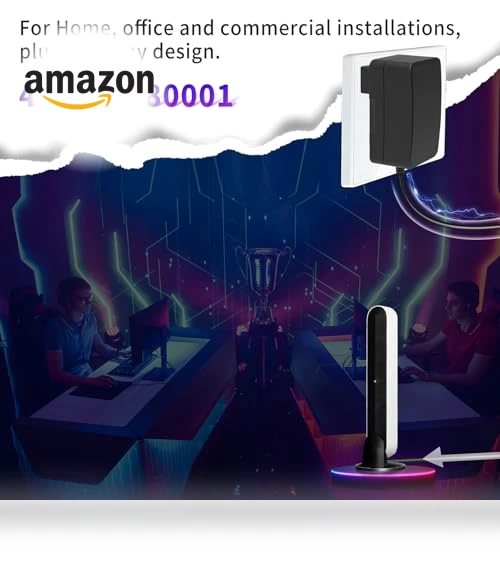 24V Charger for Philips Hue Play Strip Lights — Power Solutions & Surge Protection, AIZYSY