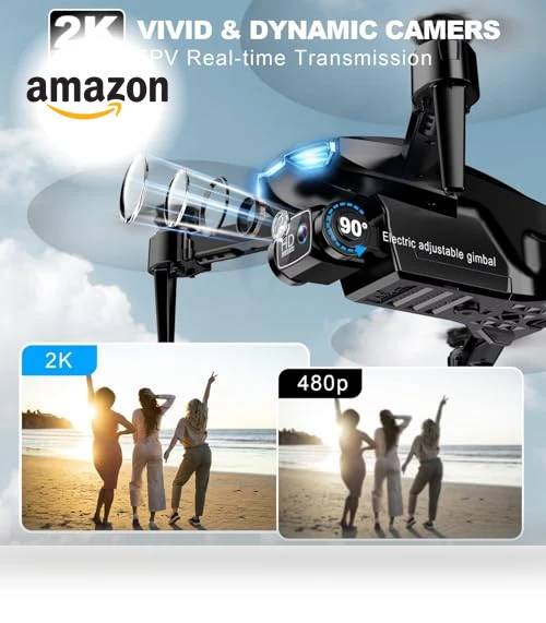 2K HD FPV Drone with Camera — Drones, Loiley