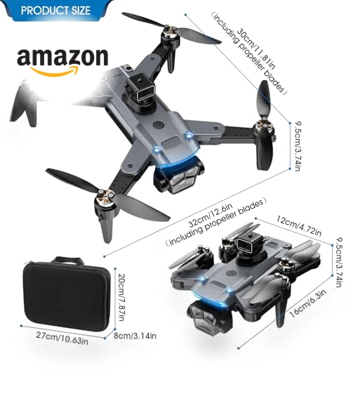 4.3-Inch HD Screen Remote Control Drone with Dual Cameras — Drones, mcokoe
