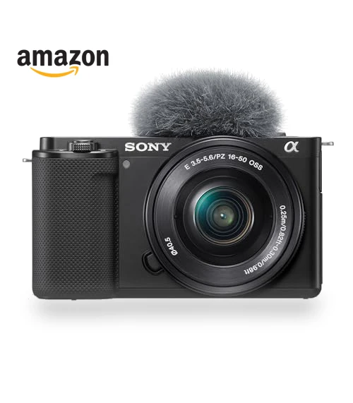 APS-C Mirrorless Interchangeable-Lens Camera with 16-50mm Lens Bundle — Mirrorless Cameras, Sony