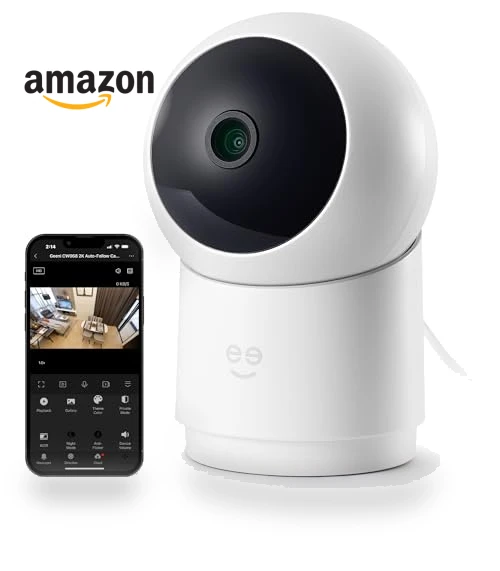 Auto Tracking Indoor Security Camera — Smart Home Security, Geeni