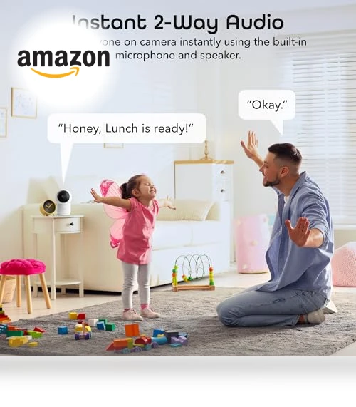 Auto Tracking Indoor Security Camera — Smart Home Security, Geeni