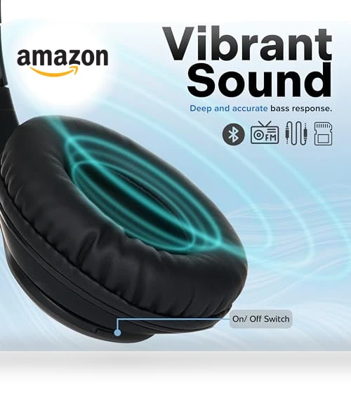 Bluetooth Headphones Over Ear — In-Ear Headphones, iJoy