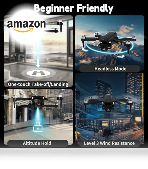 Brushless Motor Drone with LCD Screen — Drones, Toladrone