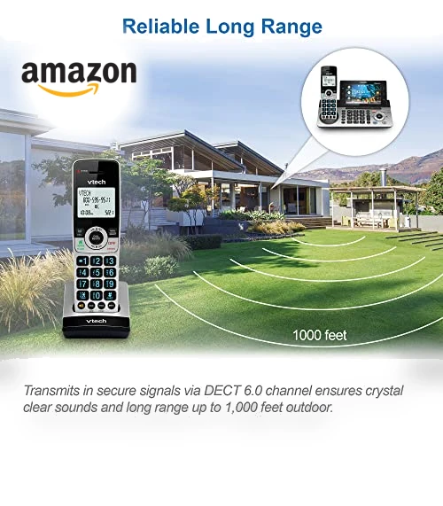 Business Grade Expandable Cordless Phone — Caller ID Displays, VTech