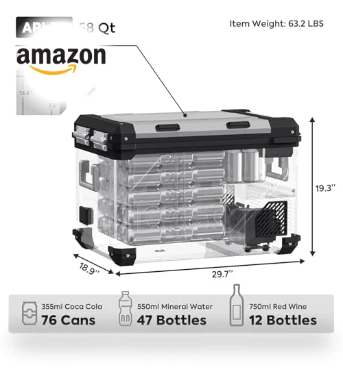 Dual Zone Portable Refrigerator — Mini Fridges, ICECO