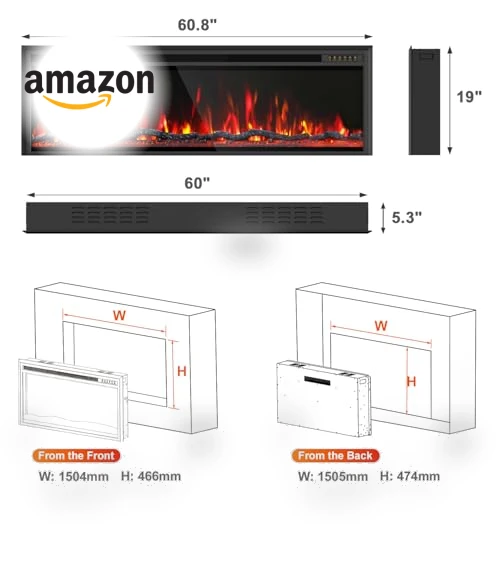 Electric Fireplace Insert — Electric Heating Solutions, Eshoma