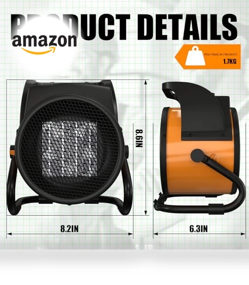 Electric Space Heater — Portable Heating Solutions, Gardtech
