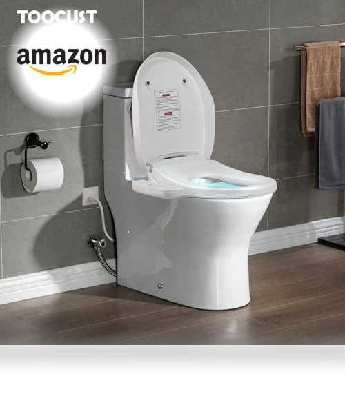 Electronic Heated Toilet Seat with Dryer and Warm Water — Bathroom Essentials, TooCust