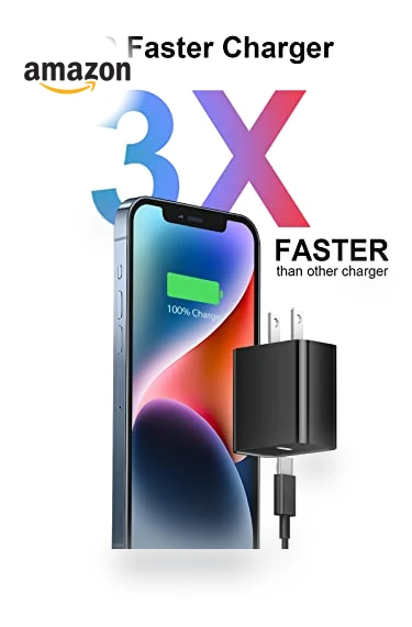 Fast Charger 20W PD USB C Wall Charger with 6FT Fast Charging Cable — Chargers, Coreykin