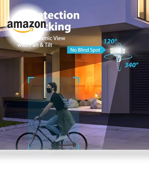 Floodlight Camera Outdoor — Outdoor Security Cameras, Olafus