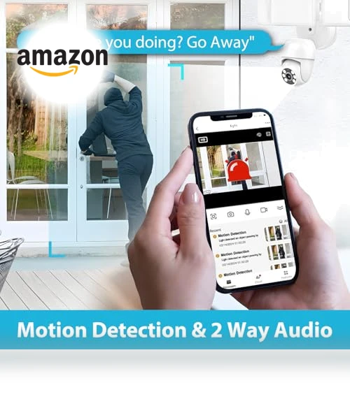 Floodlight Camera Outdoor — Outdoor Security Cameras, Olafus
