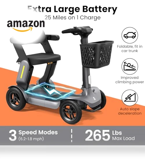Foldable Mobility Scooter — Electric Self-Balancing Scooters, Glashow