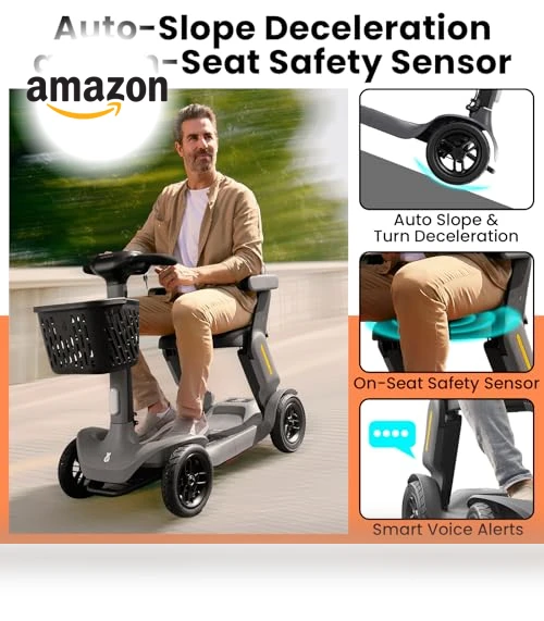 Foldable Mobility Scooter — Electric Self-Balancing Scooters, Glashow