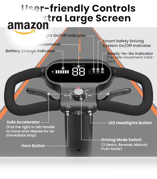 Foldable Mobility Scooter — Electric Self-Balancing Scooters, Glashow