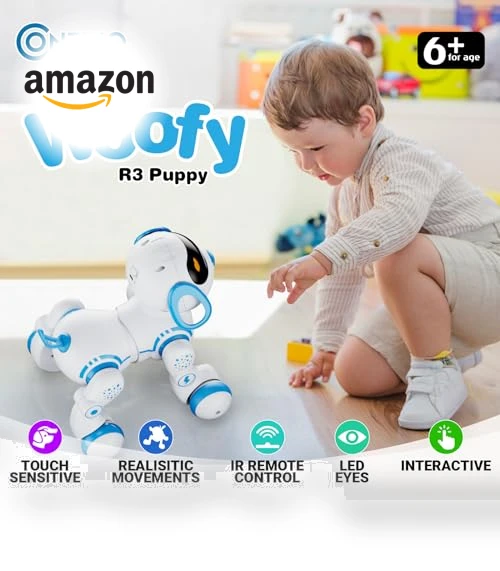 Interactive Smart Dancing Robot Dog — Interactive Figures & Robots, Contixo