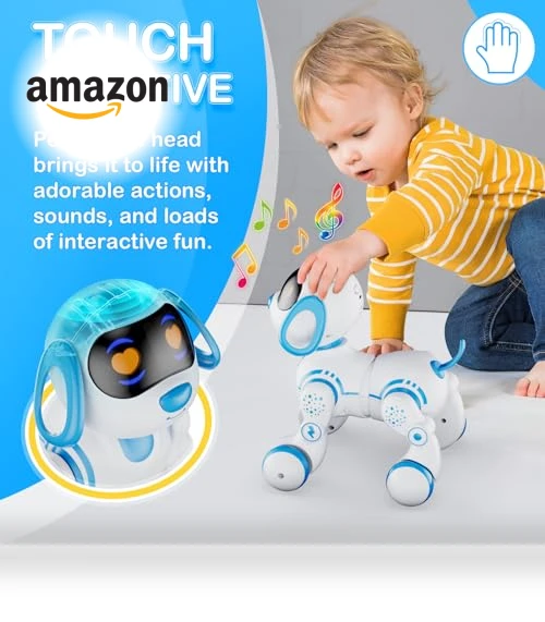 Interactive Smart Dancing Robot Dog — Interactive Figures & Robots, Contixo