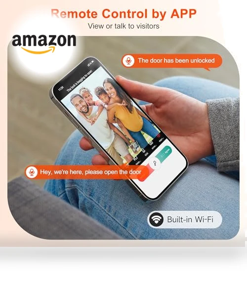 Keyless Entry Door Lock with Camera — Smart Home Security, YHV