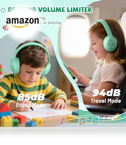 Kids Headphones with Cord — In-Ear Headphones, Botesty Sound