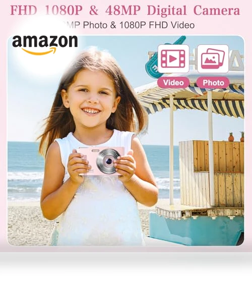Kids Point and Shoot Camera — Compact Digital Cameras, OEDIM