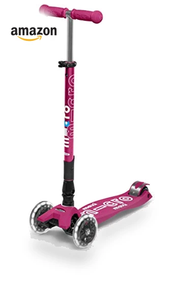 Maxi Deluxe Foldable LED Scooter — Push Scooters, Micro