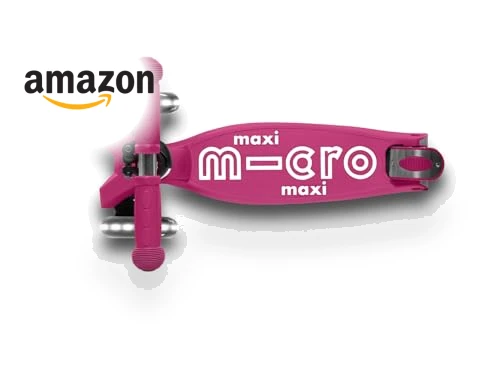 Maxi Deluxe Foldable LED Scooter — Push Scooters, Micro
