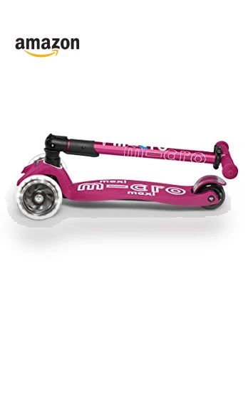 Maxi Deluxe Foldable LED Scooter — Push Scooters, Micro