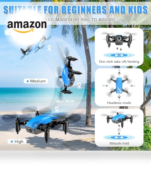 Mini RC Quadcopter Toy with Camera — Drones, SUMEAUT