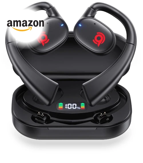 Open Ear Bluetooth Headphones — In-Ear Headphones, CYBERDOT