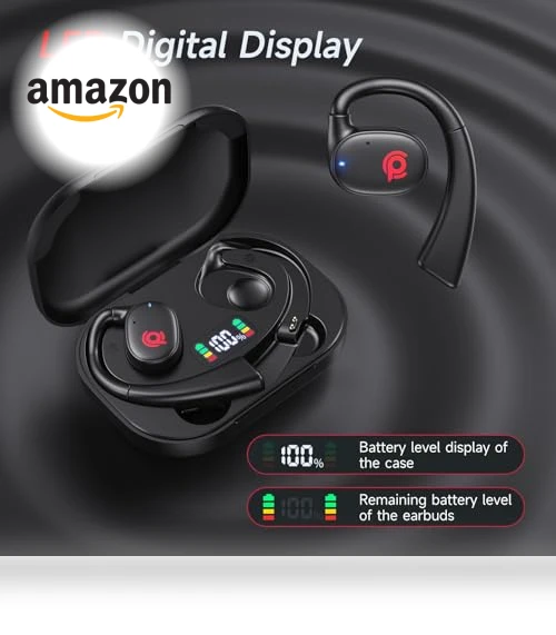 Open Ear Bluetooth Headphones — In-Ear Headphones, CYBERDOT