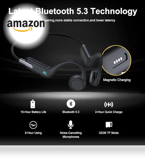 Open-Ear Sports Headphones — In-Ear Headphones, SHINYMOMO
