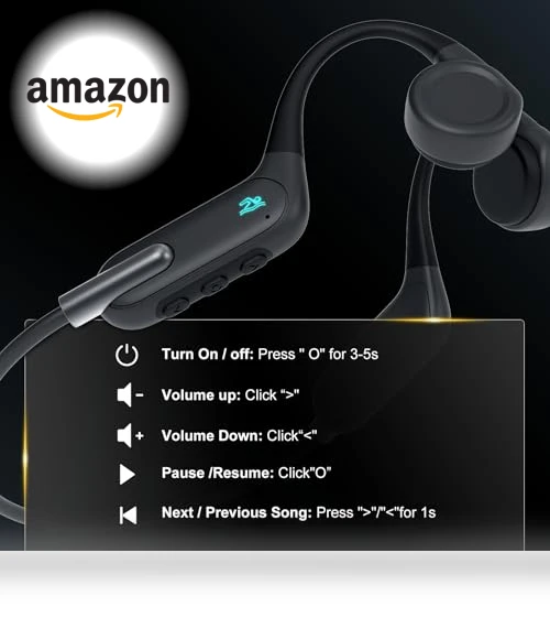 Open-Ear Sports Headphones — In-Ear Headphones, SHINYMOMO