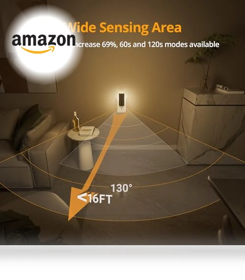 Plug-in LED Rotatable Night Light with Motion Sensor — Night Lights, Lyridz