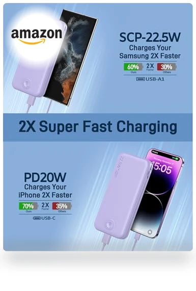 Portable Charger with Built in Cable and AC Wall Plug — Chargers, Dongguan Xionel Electronic Technology Co., Ltd