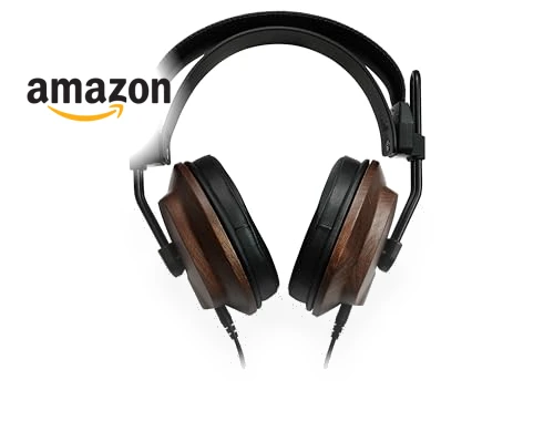 Premium Mahogany Semi-Open RP Headphones — Over-Ear Headphones, Fostex