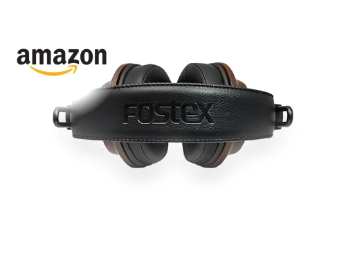 Premium Mahogany Semi-Open RP Headphones — Over-Ear Headphones, Fostex