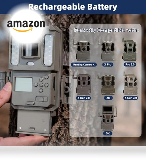 Rechargeable Hunting Camera Battery — Batteries, Lesaps