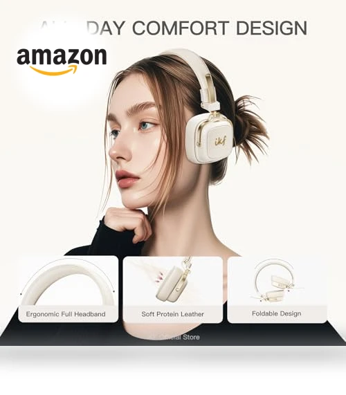 Retro Classic Wireless Bluetooth On-Ear Headphones — In-Ear Headphones, iKF