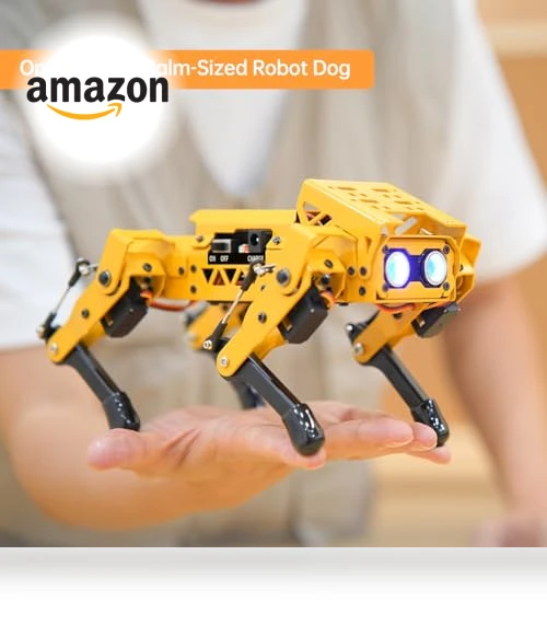 Robot Dog Kit for Arduino Scratch Python — Robotic Enhancements, Hiwonder