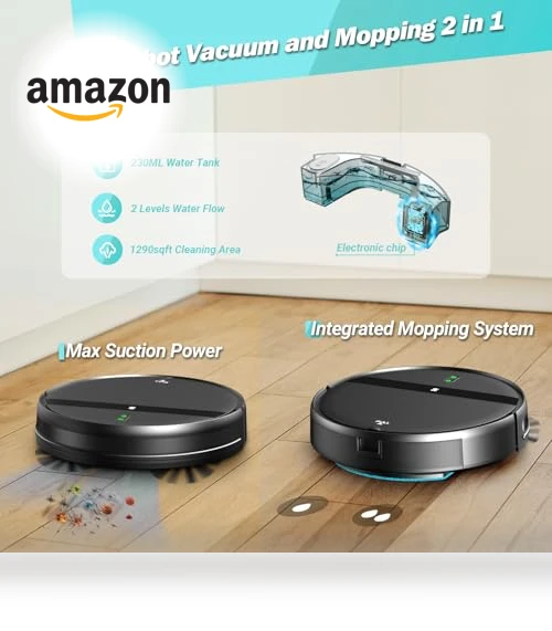 Robot Vacuum and Mop Combo for Pet Hair — Smart Cleaning Robots, Kilgone
