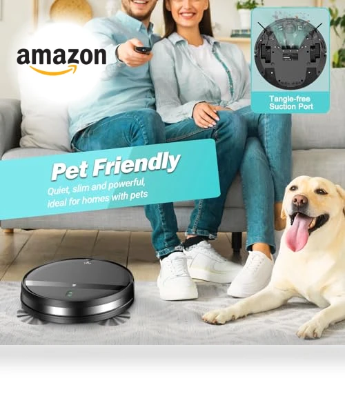 Robot Vacuum and Mop Combo for Pet Hair — Smart Cleaning Robots, Kilgone