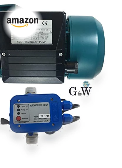 Shallow Well Jet and Booster Pump with Smart Controller — Well Pumps, G&W