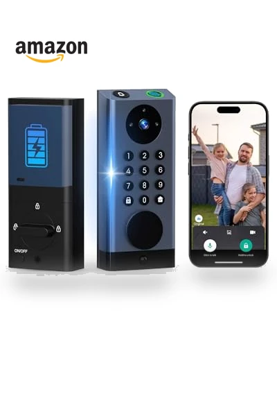 Smart Door Lock with Camera — Smart Home Security, Anweller