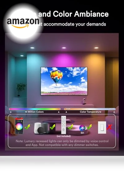 Smart LED Recessed Light — LED, Lumary