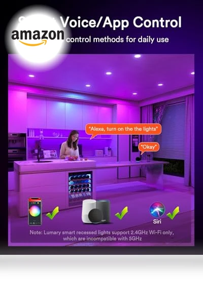 Smart LED Recessed Light — LED, Lumary