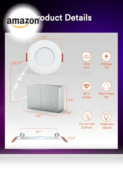 Smart LED Recessed Light — LED, Lumary